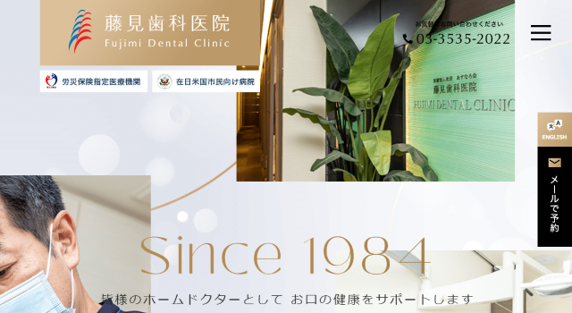 藤見歯科医院(サイトイメージ)